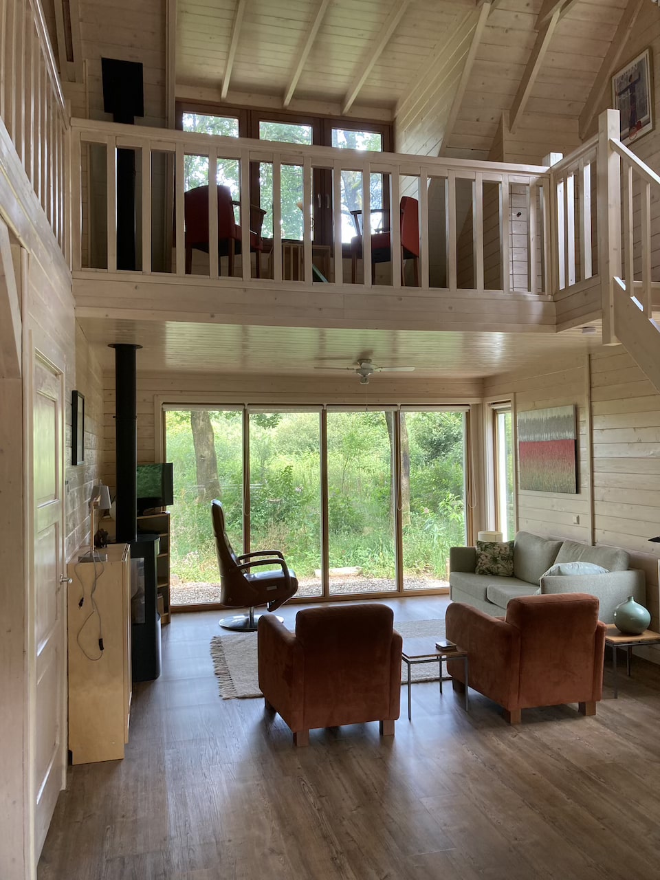 Vliegden Veluwe Vakantiehuis Geelgors woonkamer 2